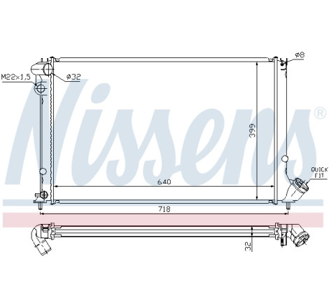 Radiateur, refroidissement du moteur