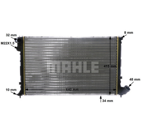 Radiateur, refroidissement du moteur BEHR