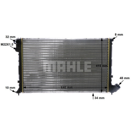 Radiateur, refroidissement du moteur BEHR