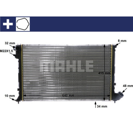 Radiateur, refroidissement du moteur BEHR