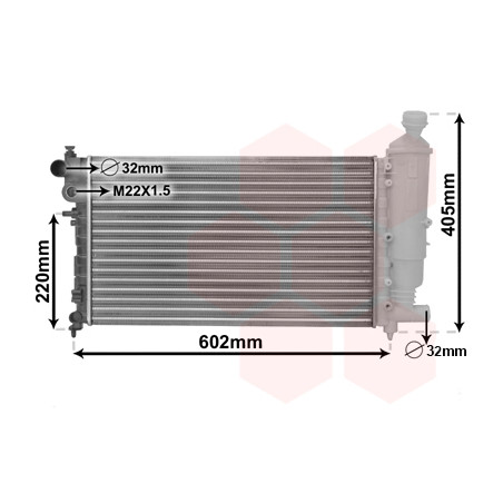 Radiateur, refroidissement du moteur *** IR PLUS ***