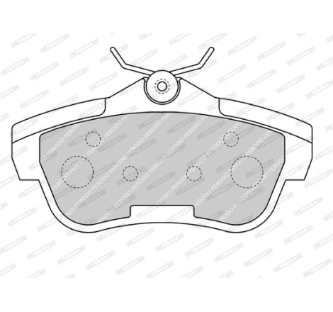 Kit de plaquettes de frein, frein à disque PREMIER ECO FRICTION