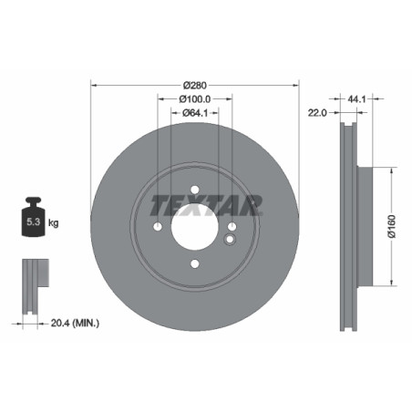 Disque de frein PRO+