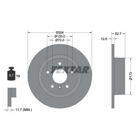 Disque de frein PRO