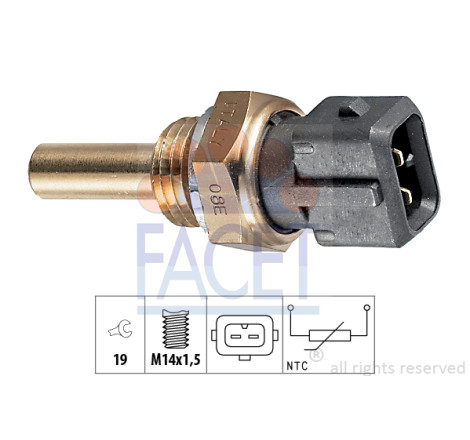 Sonde de température, liquide de refroidissement Made in Italy - OE Equivalent