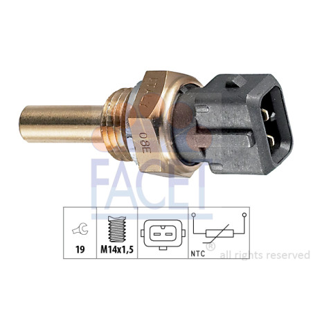 Sonde de température, liquide de refroidissement Made in Italy - OE Equivalent