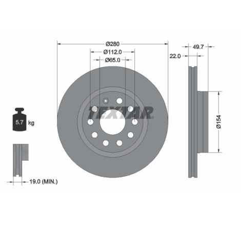 Disque de frein PRO+