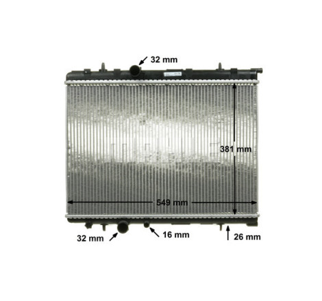 Radiateur, refroidissement du moteur BEHR