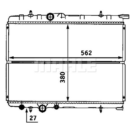 Radiateur, refroidissement du moteur BEHR