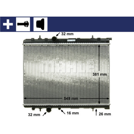 Radiateur, refroidissement du moteur BEHR