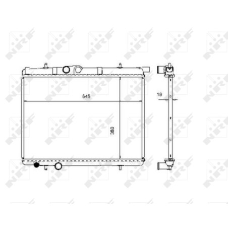 Radiateur, refroidissement du moteur EASY FIT