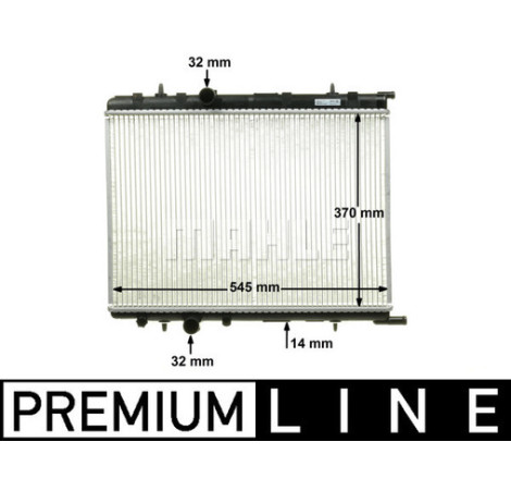 Radiateur, refroidissement du moteur BEHR *** PREMIUM LINE ***