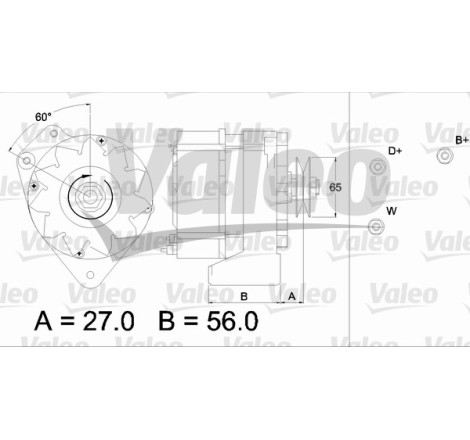 Alternateur VALEO RE-GEN REMANUFACTURED