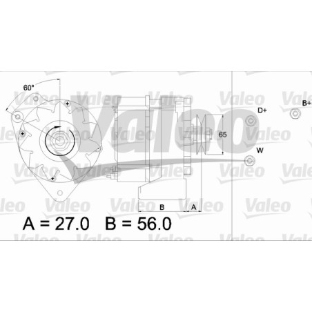 Alternateur VALEO RE-GEN REMANUFACTURED