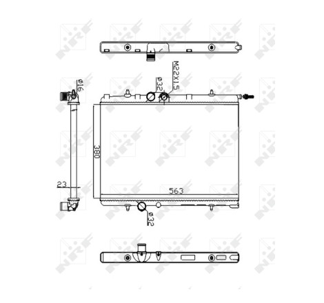 Radiateur, refroidissement du moteur Economy Class