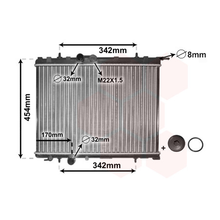 Radiateur, refroidissement du moteur *** IR PLUS ***