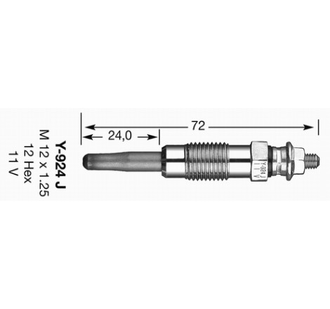 Bougie de préchauffage BLISTER