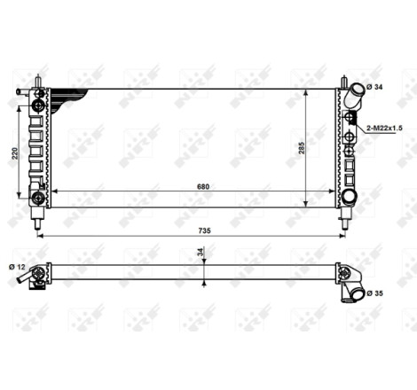 Radiateur, refroidissement du moteur