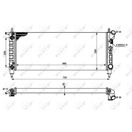 Radiateur, refroidissement du moteur