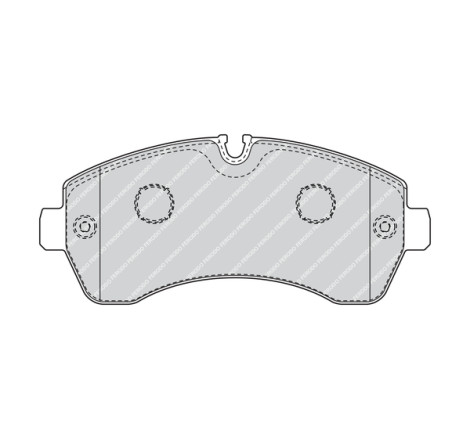 Kit de plaquettes de frein, frein à disque PREMIER ECO FRICTION