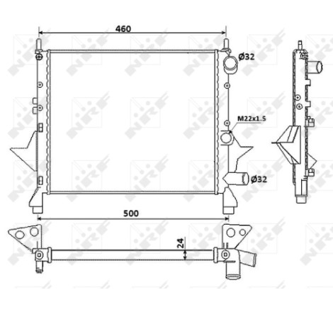 Radiateur, refroidissement du moteur