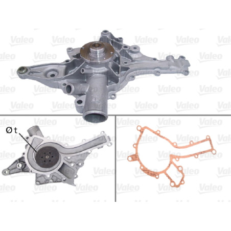 Pompe à eau, refroidissement du moteur