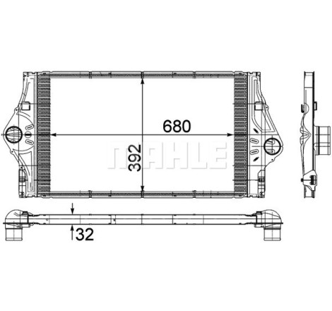 Intercooler, échangeur BEHR *** PREMIUM LINE ***