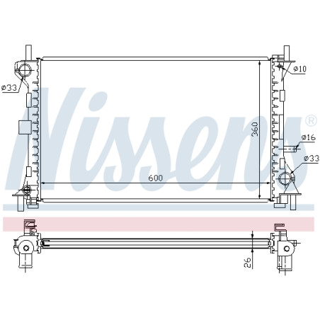 Radiateur, refroidissement du moteur