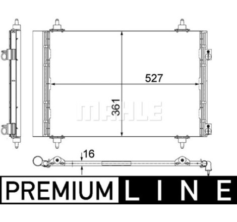 Condenseur, climatisation BEHR *** PREMIUM LINE ***