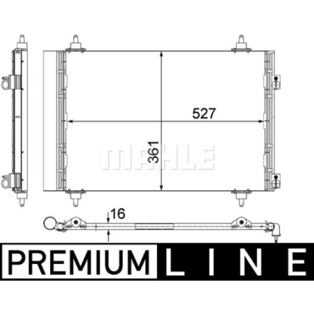 Condenseur, climatisation BEHR *** PREMIUM LINE ***