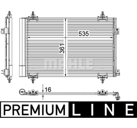 Condenseur, climatisation BEHR *** PREMIUM LINE ***