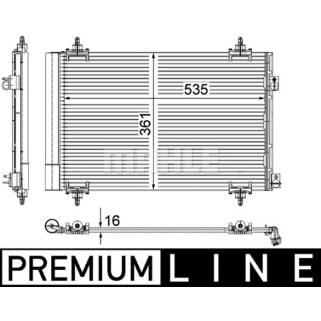 Condenseur, climatisation BEHR *** PREMIUM LINE ***