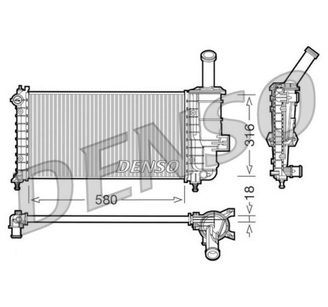 Radiateur, refroidissement du moteur