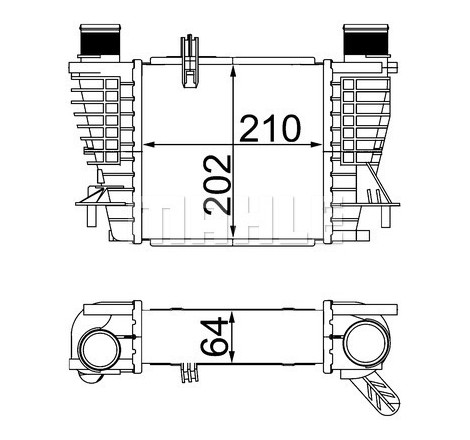 Intercooler, échangeur BEHR