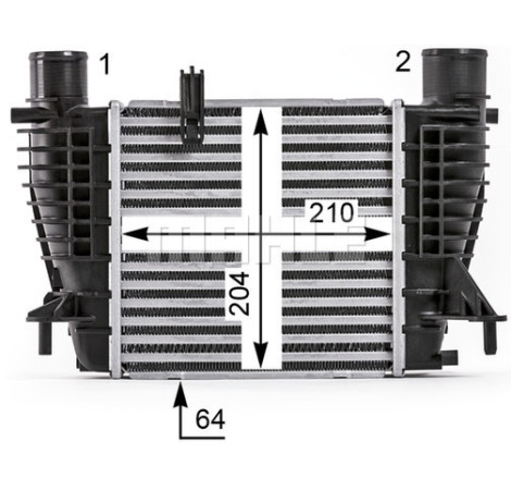 Intercooler, échangeur BEHR *** PREMIUM LINE ***