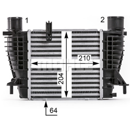 Intercooler, échangeur BEHR *** PREMIUM LINE ***