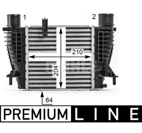 Intercooler, échangeur BEHR *** PREMIUM LINE ***