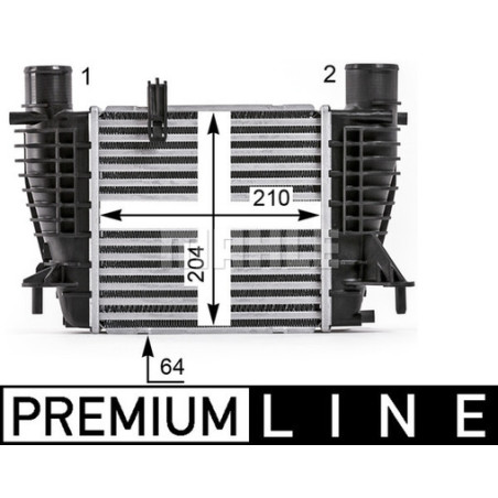 Intercooler, échangeur BEHR *** PREMIUM LINE ***