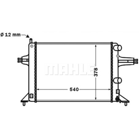 Radiateur, refroidissement du moteur BEHR