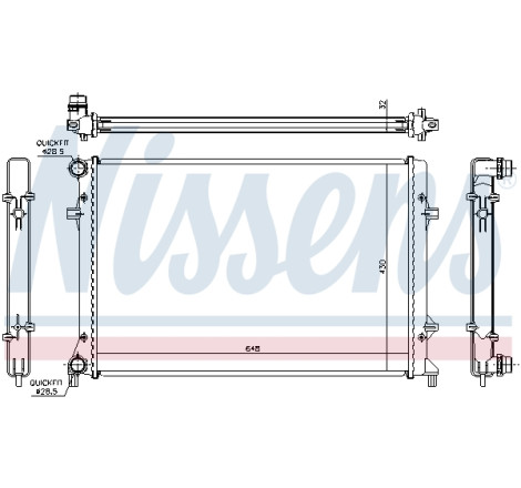 Radiateur, refroidissement du moteur