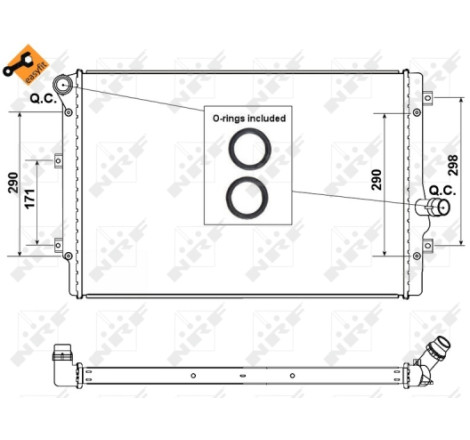 Radiateur, refroidissement du moteur EASY FIT