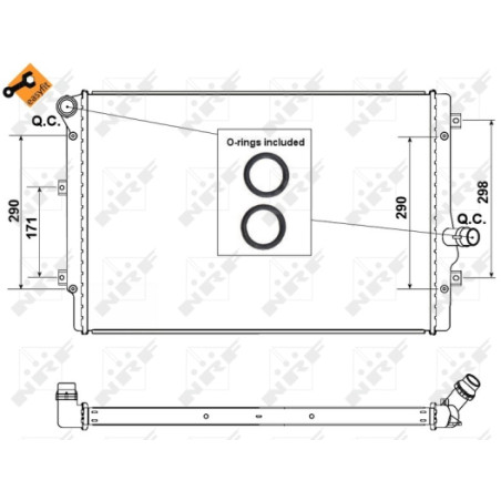 Radiateur, refroidissement du moteur EASY FIT