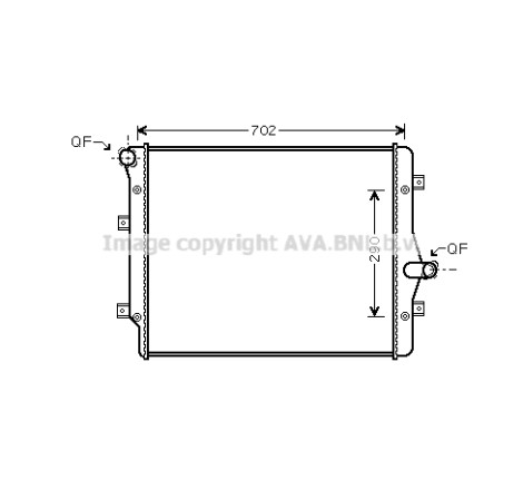 Radiateur, refroidissement du moteur