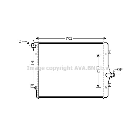 Radiateur, refroidissement du moteur