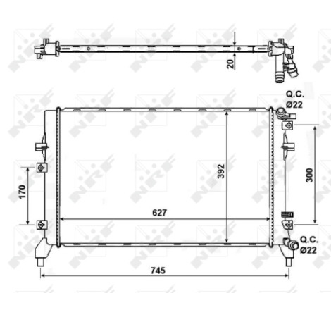 Radiateur, refroidissement du moteur