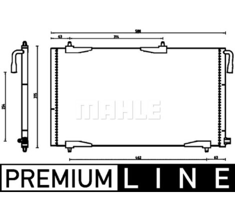 Condenseur, climatisation BEHR *** PREMIUM LINE ***