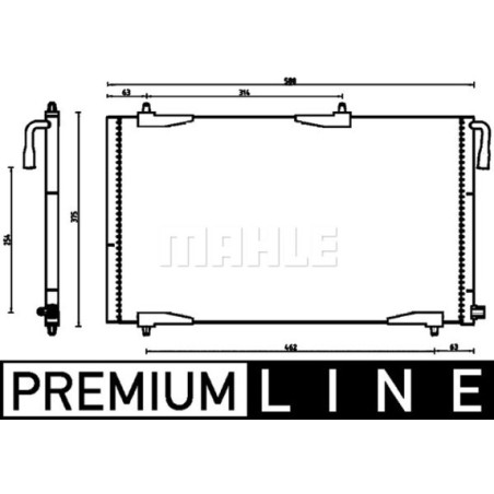 Condenseur, climatisation BEHR *** PREMIUM LINE ***