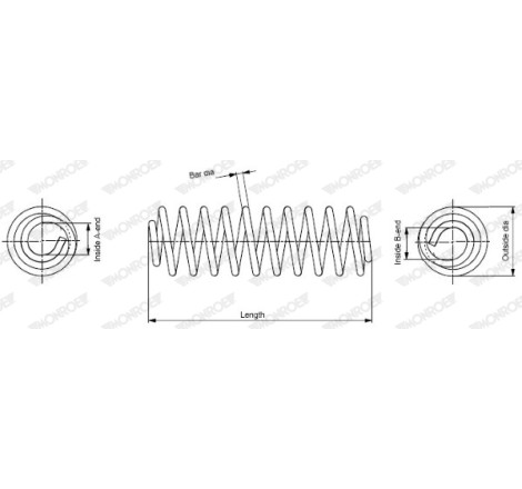 Ressort de suspension MONROE OESpectrum SPRINGS