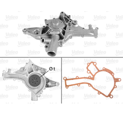 Pompe à eau, refroidissement du moteur