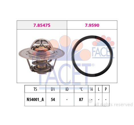 Thermostat, liqiuide de refroidissement Made in Italy - OE Equivalent